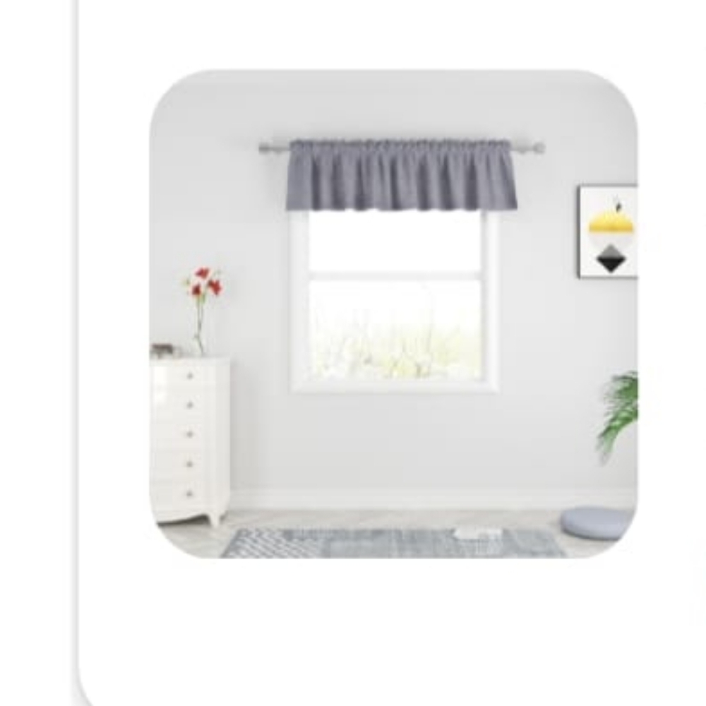 White Linen Textured Curtains